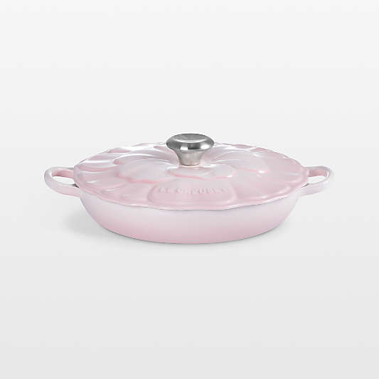 Le Creuset ® 2.25-Qt. Shell Pink Signature Enameled Cast Iron Petal Brasier