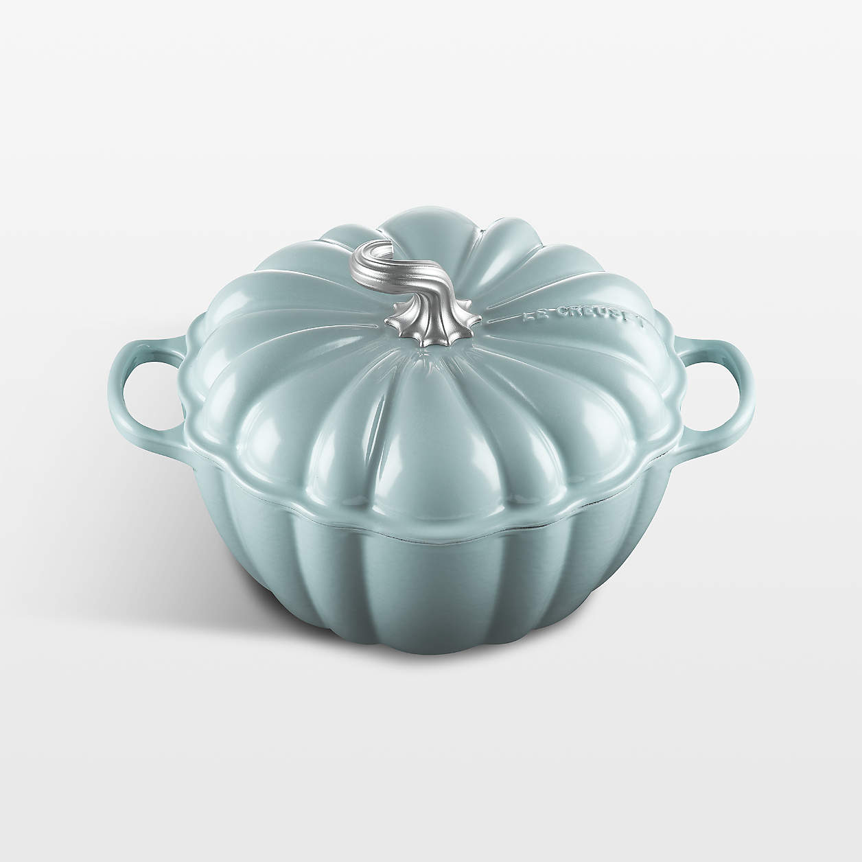 Le Creuset Sea Salt Pumpkin Cocotte Crate & Barrel