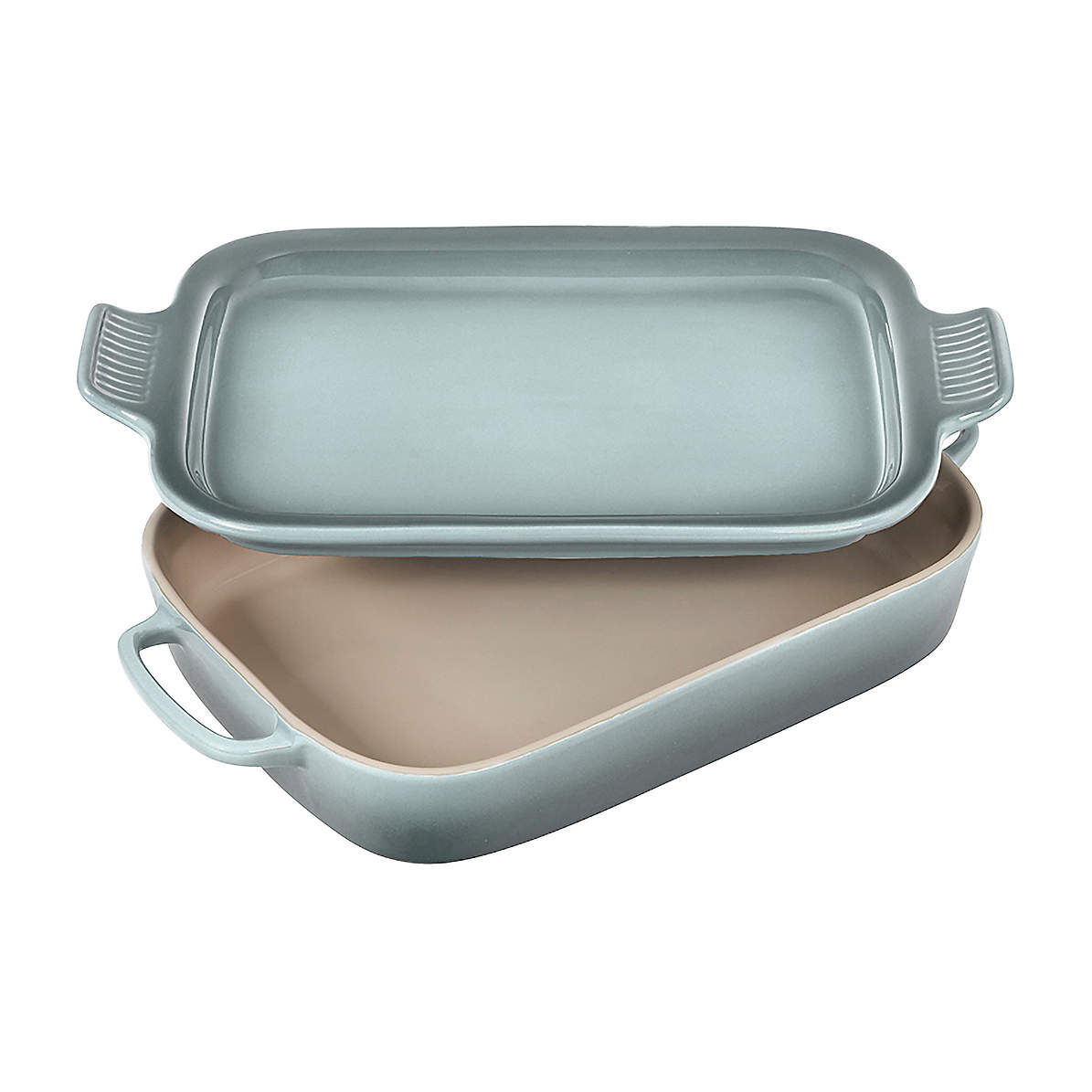 Le Creuset Stoneware Rectangular Dish with Platter Lid - Rhone