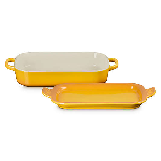 Le Creuset ® Nectar Rectangular Dish with Platter Lid