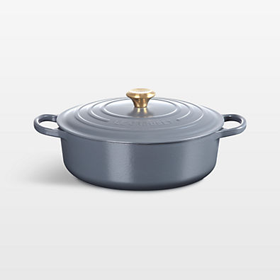 View Le Creuset ® Graphite 6.75-Qt. Round Wide Dutch Oven details