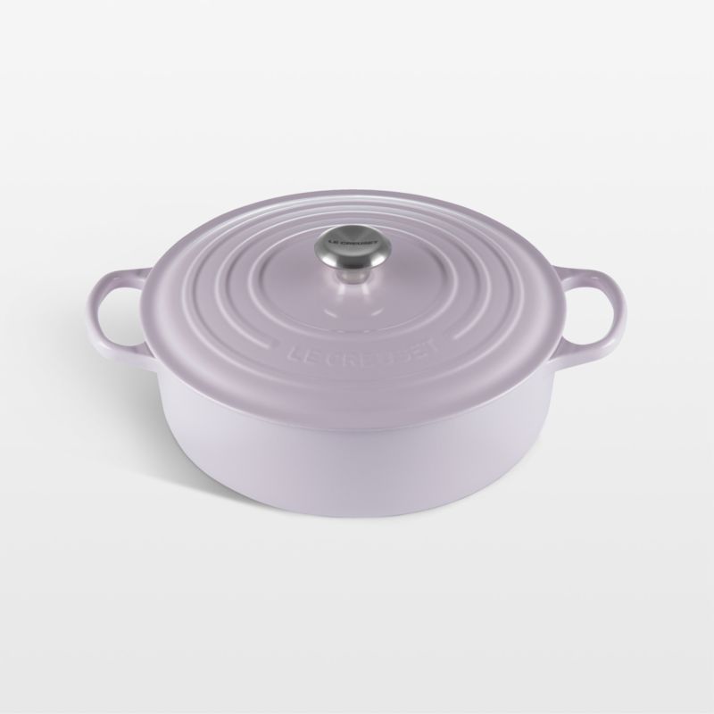 Le Creuset Shallot 6.75-Qt. Round Wide Dutch Oven + Reviews | Crate ...