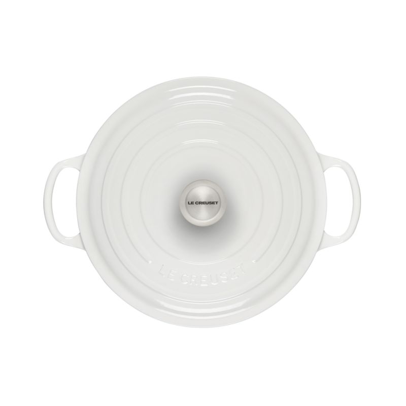 Le Creuset ® White 6.75-Qt. Round Wide Dutch Oven - image 5 of 9