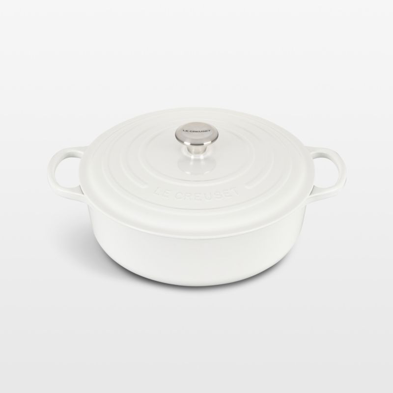 Le Creuset ® White 6.75-Qt. Round Wide Dutch Oven - image 1 of 9