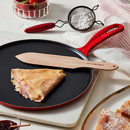 Le Creuset ® Heritage Traditional Round 10.25" Cerise Crepe Pan