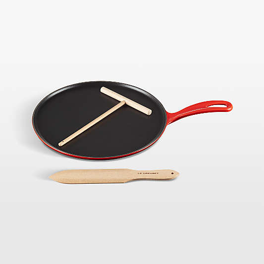 Le Creuset ® Heritage Traditional Round 10.25" Cerise Crepe Pan