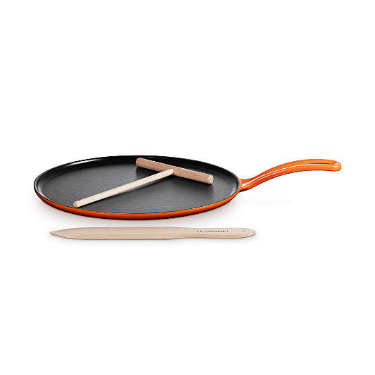 Le Creuset ® Heritage Traditional Round 10.25" Flame Crepe Pan