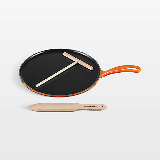Le Creuset ® Heritage Traditional Round 10.25" Flame Crepe Pan