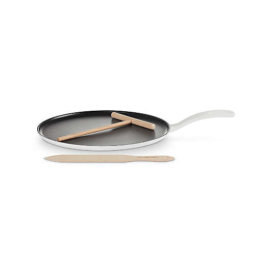 Le Creuset ® Heritage Traditional Round 10.25" White Crepe Pan