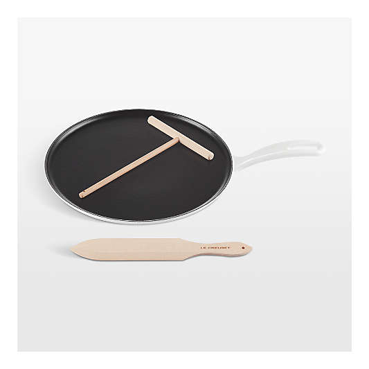 Le Creuset ® Heritage Traditional Round 10.25" White Crepe Pan