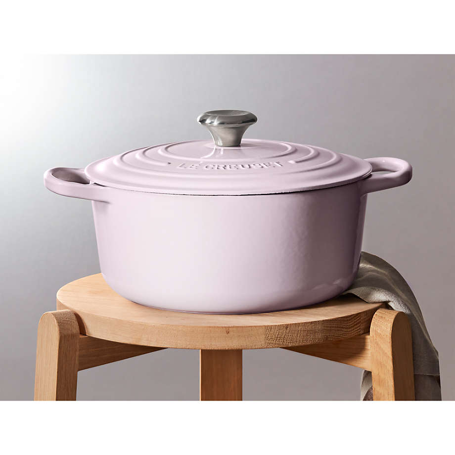 Crock-Pot Artisan 13 Enameled Cast Iron Lasagna Pan, Matte Linen White