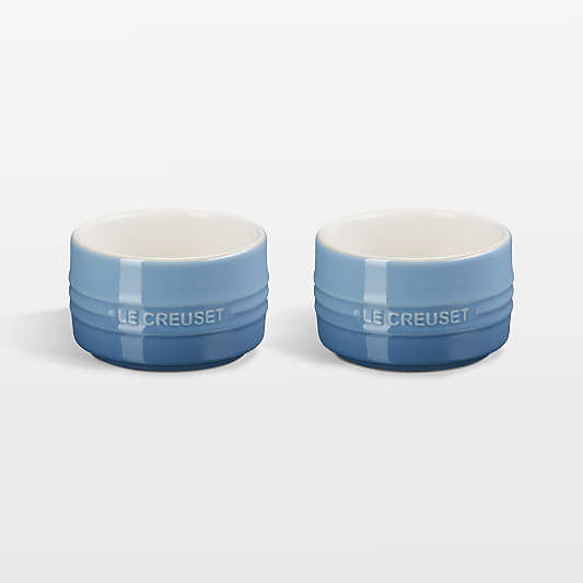 Le Creuset ® 7-Oz. Chambray Round Ramekins, Set of 2