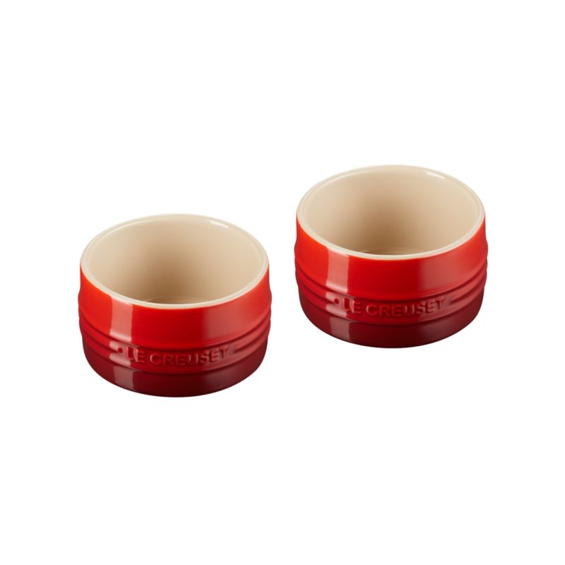 Le Creuset ® Round Cerise Ramekins, Set of Two - image 1 of 2