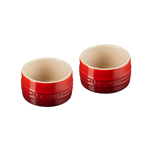 Le Creuset ® 7-Oz. Cerise Round Ramekin, Set of 2
