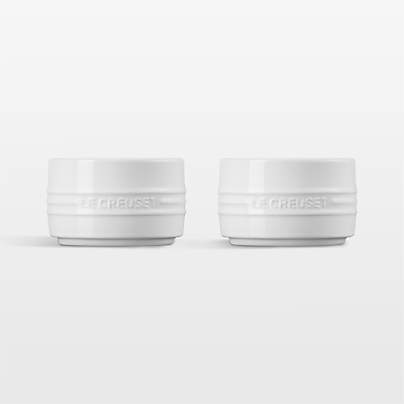 Le Creuset ® 7-Oz. White Round Ramekins, Set of 2