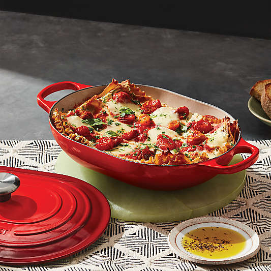 Le Creuset ® 3.75-Qt. Cerise Enameled Cast Iron Covered Oval Casserole Dish