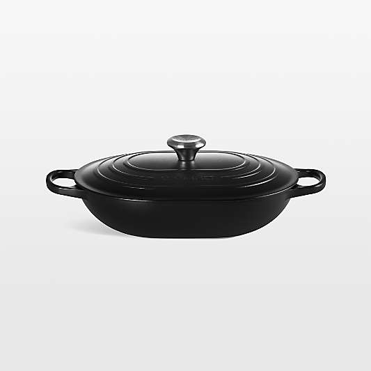 Le Creuset ® 3.75-Qt. Licorice Enameled Cast Iron Covered Oval Casserole Dish