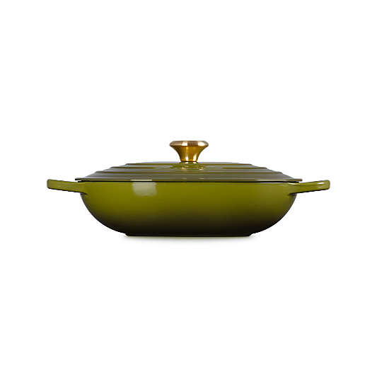 Le Creuset ® 3.75-Qt. Olive Enameled Cast Iron Covered Oval Casserole Dish