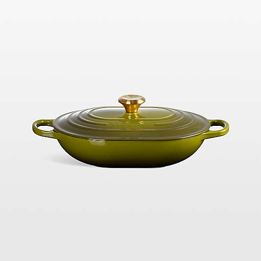 Le Creuset ® 3.75-Qt. Olive Enameled Cast Iron Covered Oval Casserole Dish