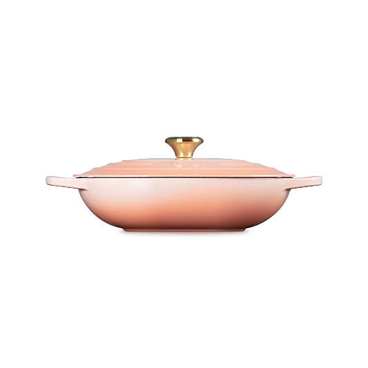 Le Creuset ® 3.75-Qt. Peche Enameled Cast Iron Covered Oval Casserole Dish