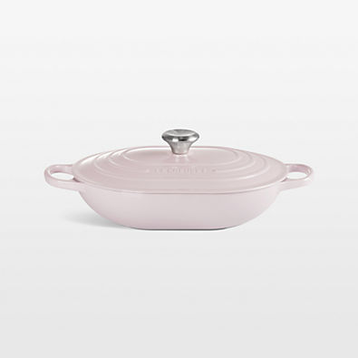 View Le Creuset ® 3.75-Qt. Shallot Enameled Cast Iron Covered Oval Casserole Dish details
