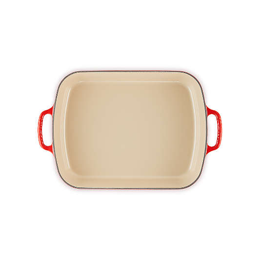 Le Creuset ® Signature 5.25-Qt. Cerise Enameled Cast Iron Rectangular Roaster