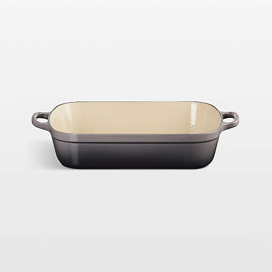 Le Creuset ® Signature 5.25-Qt. Oyster Enameled Cast Iron Rectangular Roaster