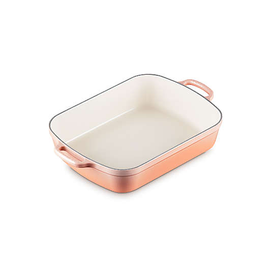 Le Creuset ® Signature 5.25-Qt. Peche Enameled Cast Iron Rectangular Roaster