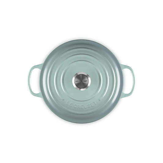 Le Creuset ® Signature 6.5-Qt. Sea Salt Enameled Cast Iron Deep Round Dutch Oven