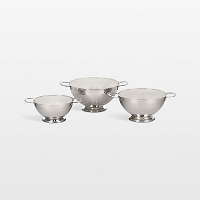 View Le Creuset ® Stainless Steel Colanders, Set of 3 details