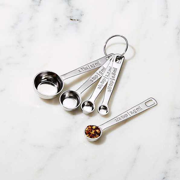 OXO Magnetic Measuring Spoons, Set of 4 + Reviews, Crate & Barrel