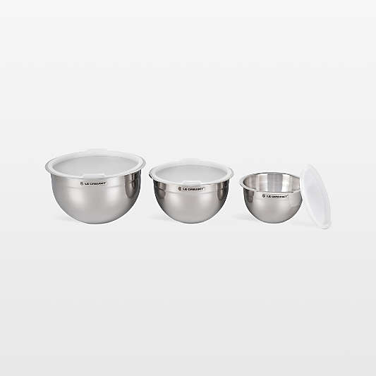 Le Creuset Stainless Steel Nested Mixing Bowl, Set of 3