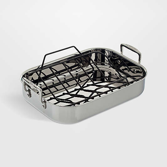 Le Creuset ® 18" x 14" Stainless Steel Roasting Pan with Rack