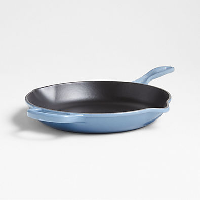 View Le Creuset ® Signature 10.25" Chambray Enameled Cast Iron Skillet details