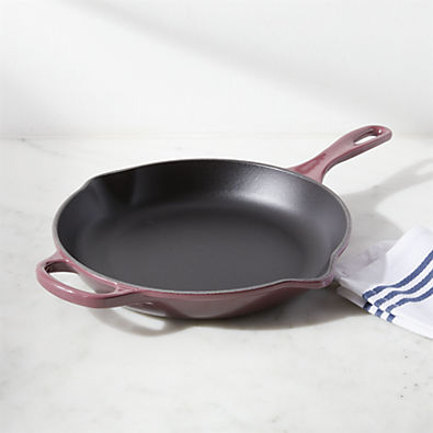View Le Creuset ® Signature 10" Fig Enameled Cast Iron Skillet details