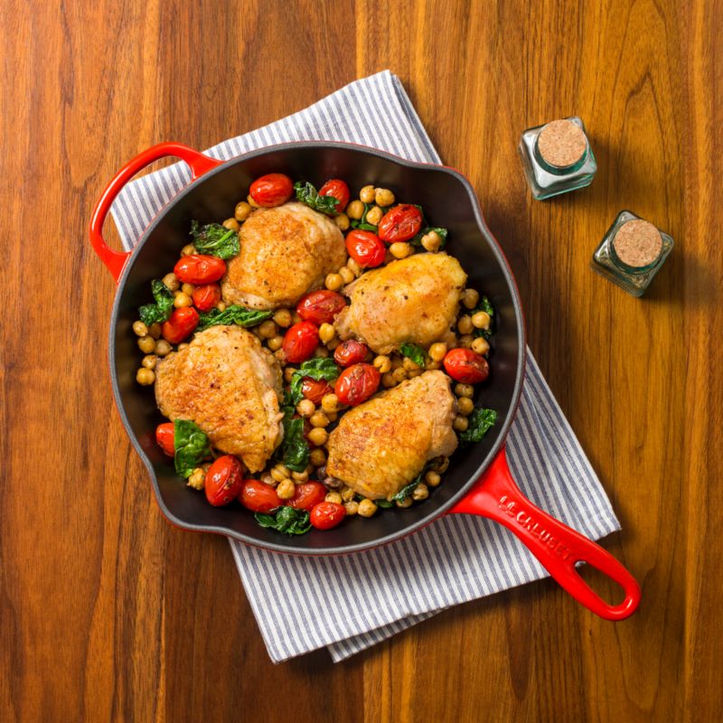 Le Creuset ® Signature 10.25" Cerise Red Enameled Cast Iron Skillet - image 1 of 5
