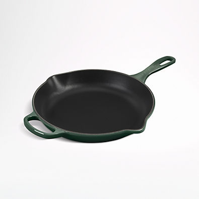 View Le Creuset ® Signature 10.25" Artichaut Green Enameled Cast Iron Skillet details