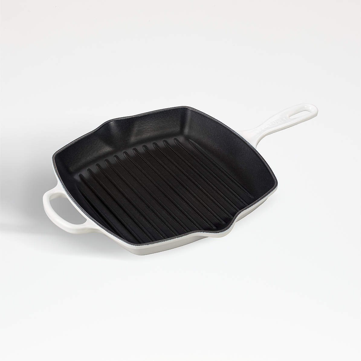 Le Creuset Signature Cast Iron 10.25-Inch Flame Square Skillet Grill