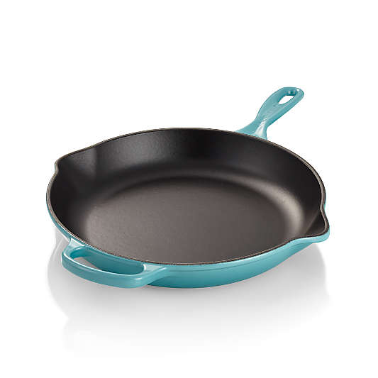 Le Creuset ® Signature 11.75" Caribbean Blue Cast Iron Skillet