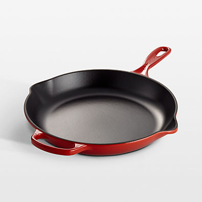 View Le Creuset ® Signature 11.75" Cerise Enameled Cast Iron Skillet details