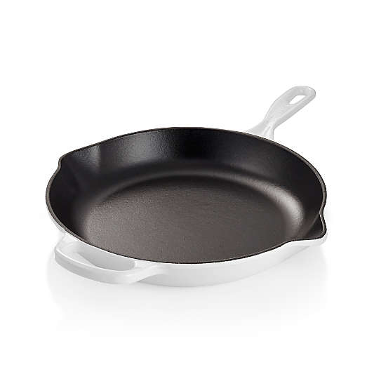 Le Creuset ® Signature 11.75" White Enameled Cast Iron Skillet