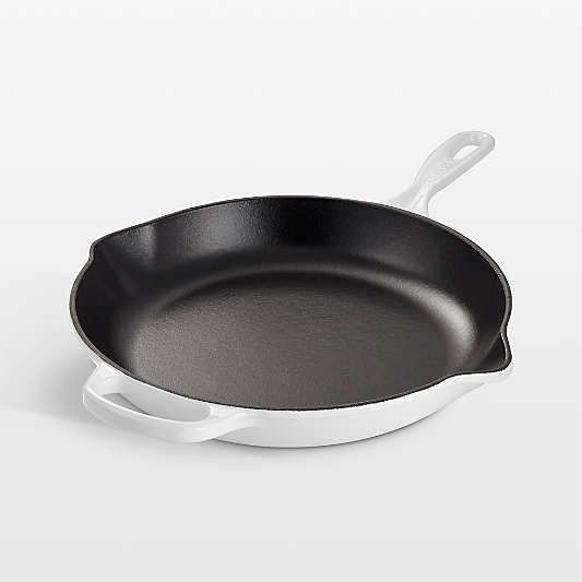 Le Creuset ® Signature 11.75" White Enameled Cast Iron Skillet
