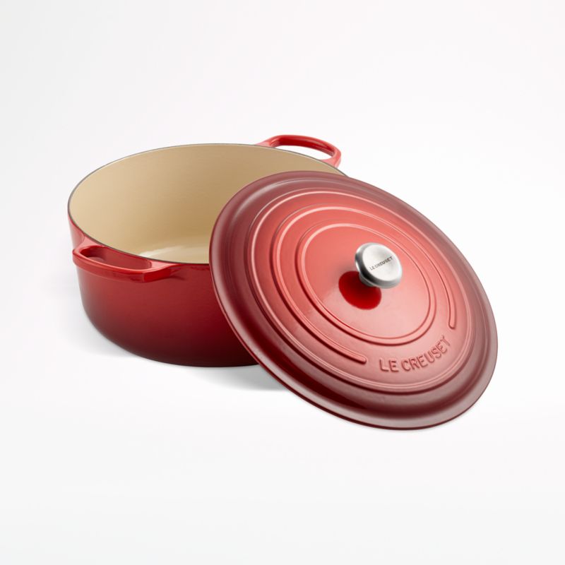 Le Creuset ® Signature 13.25-Qt. Cerise Enameled Cast Iron Round Dutch Oven - image 2 of 8