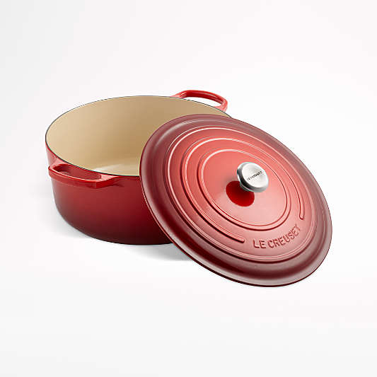 Le Creuset ® Signature 13.25-Qt. Cerise Enameled Cast Iron Round Dutch Oven