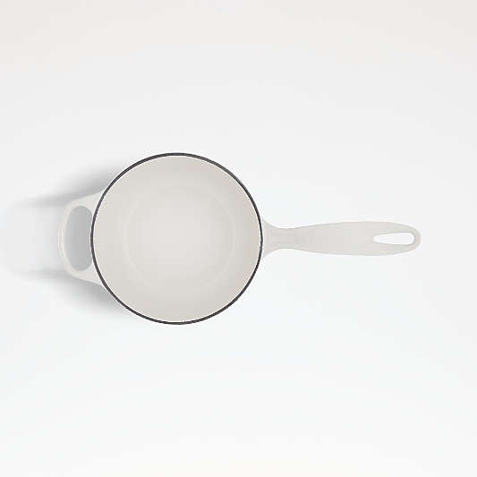 Le Creuset ® Signature 1.75-Qt. White Saucepan with Lid