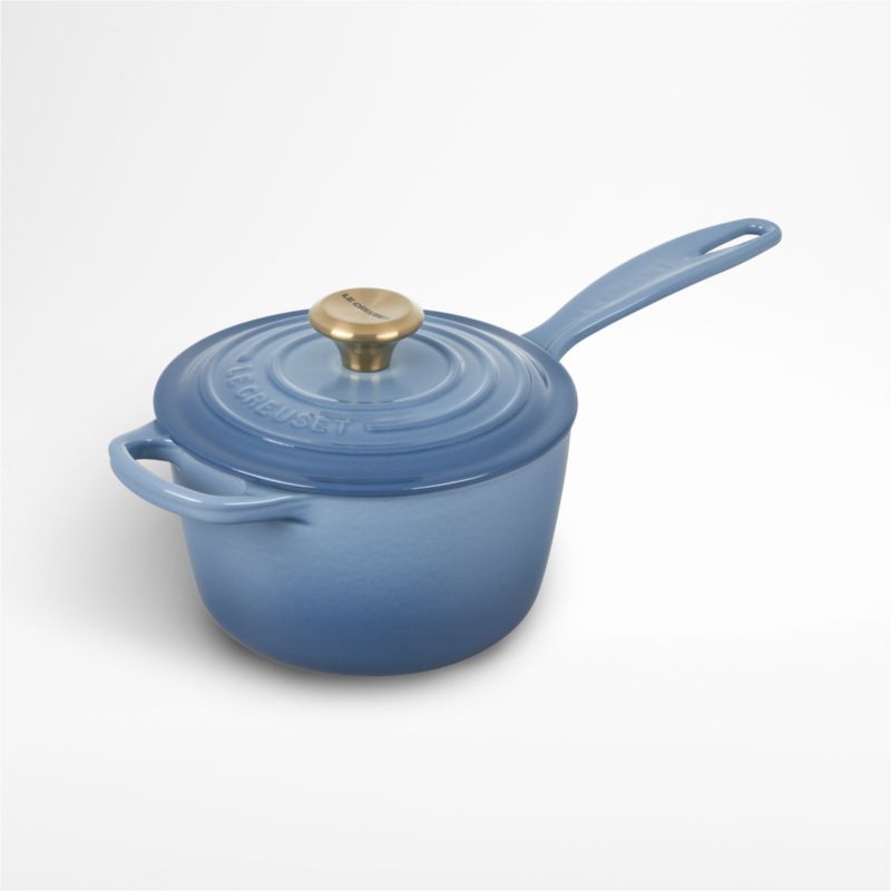 Le Creuset Signature 10.25 Chambray Blue Enameled Cast Iron