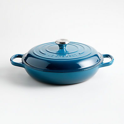 View Le Creuset ® Signature 3.5-Qt. Deep Teal Braiser details