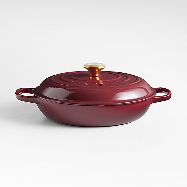 Le Creuset Classic 3.5-Qt. Rhône Enameled Cast Iron Braiser +