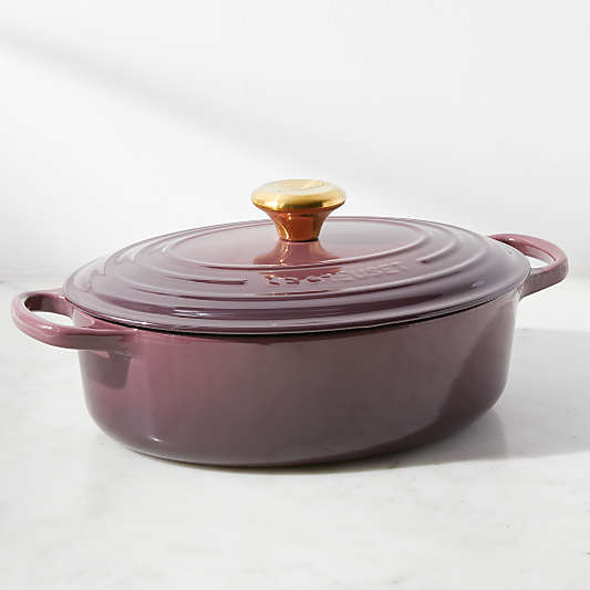 Le Creuset Fig Signature 3.5-Qt. Oval Dutch Oven