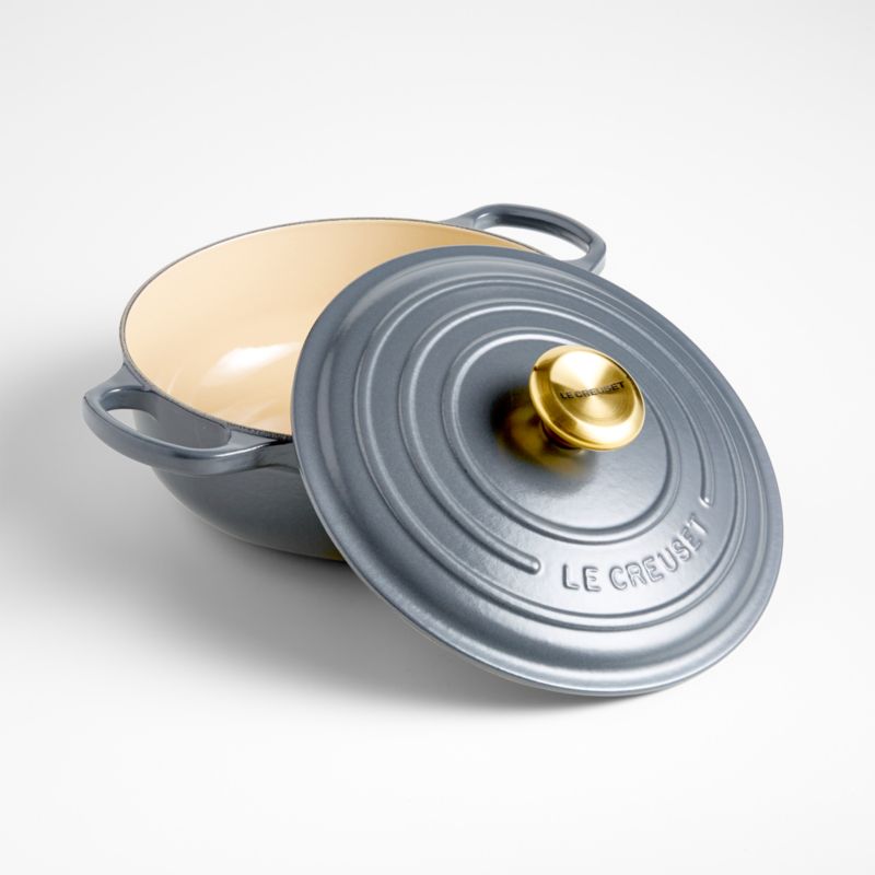 Le Creuset ® Signature 3.5-Qt.Graphite Sauteuse Oven - image 2 of 9